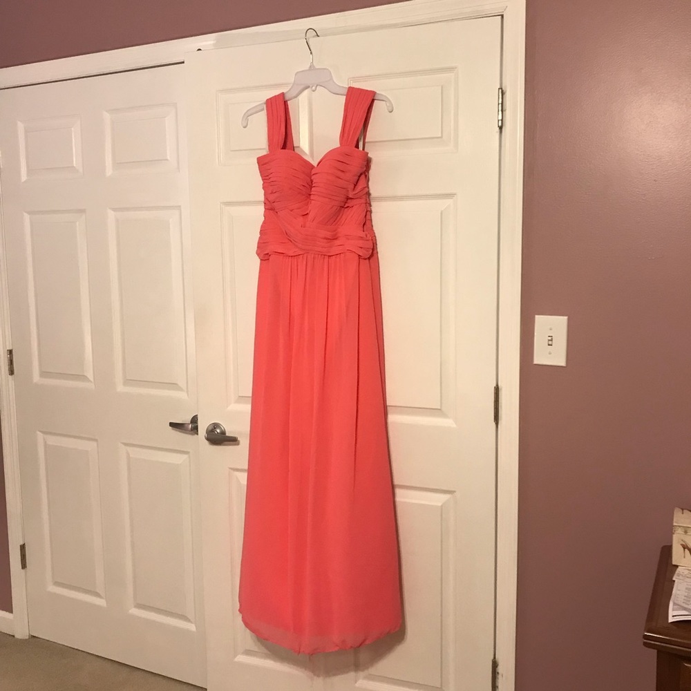 Pink bridesmaids dress